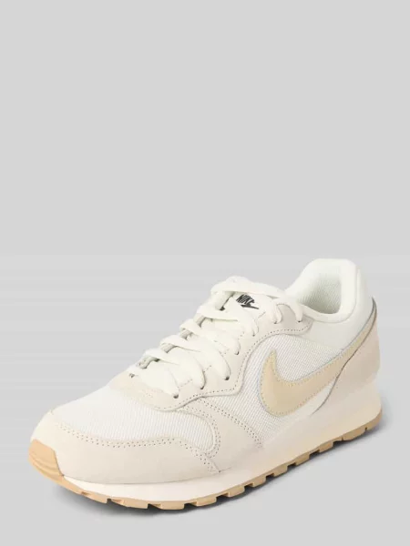 Sneakersy z detal z logo model Runner' Nike beżowe