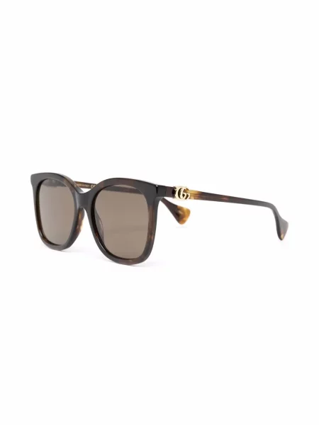 Sluneční brýle kočičí oko Gucci Eyewear hnědé