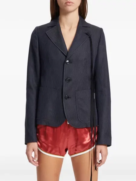 Geacă Ann Demeulemeester albastru