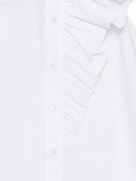 Cămașă Alpha Studio cu volane alb