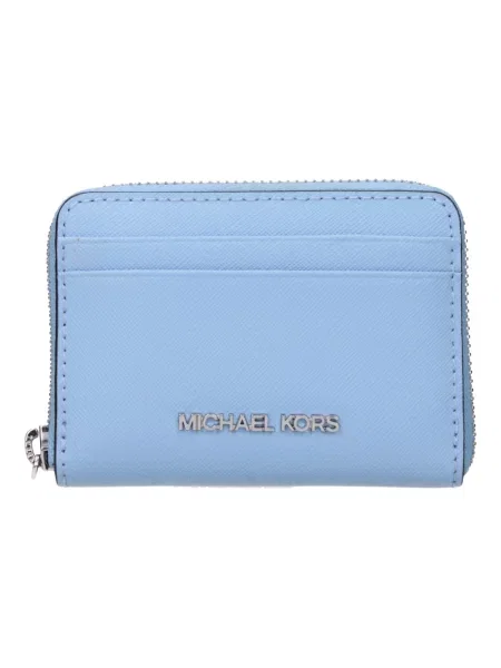 Portfel Michael Kors skórzany niebieski