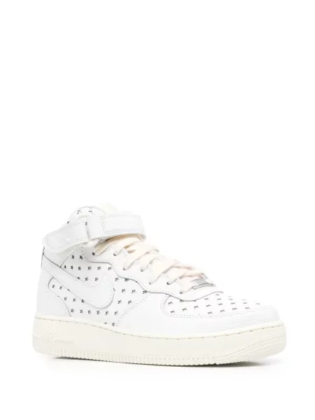 Τρέξιμο sneakers Nike Air Force 1 με λεοπαρ μοτιβο κοτλέ λευκό