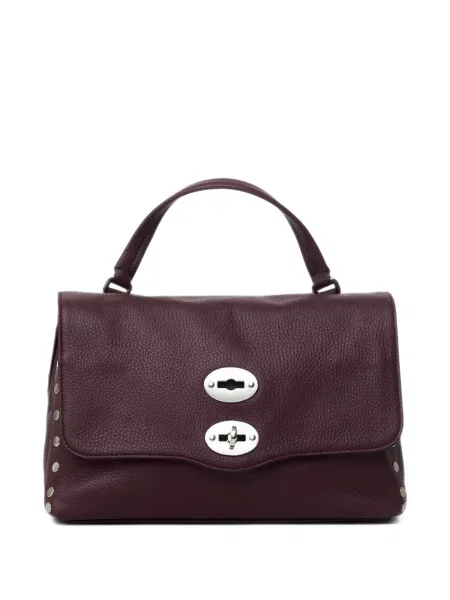 Geantă shopper Zanellato cu tepi violet
