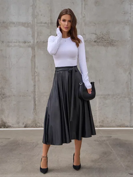 Спідниця міді ISSA Plus чорний