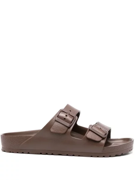 Klapki Birkenstock brązowe