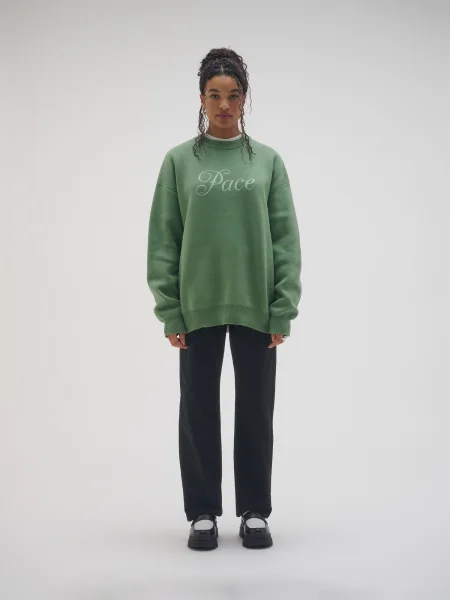 Pacemaker Pulover Younes / pastel verde