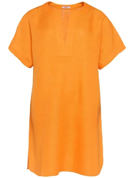 Mała mały sukienka mini Eres garniturowa pomarańczowa