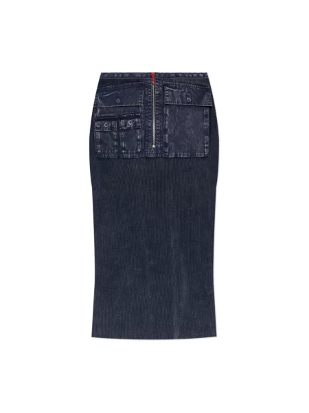 Spódnica jeansowa Diesel niebieska