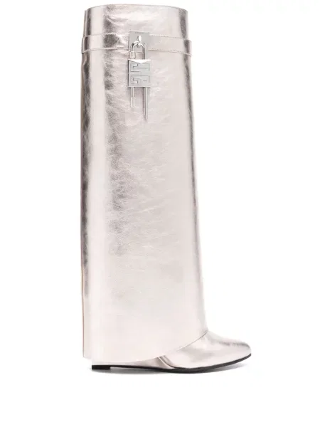 Botine Givenchy auriu