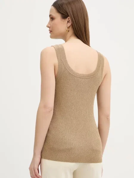 Top Luisa Spagnoli cu broderie tricotate