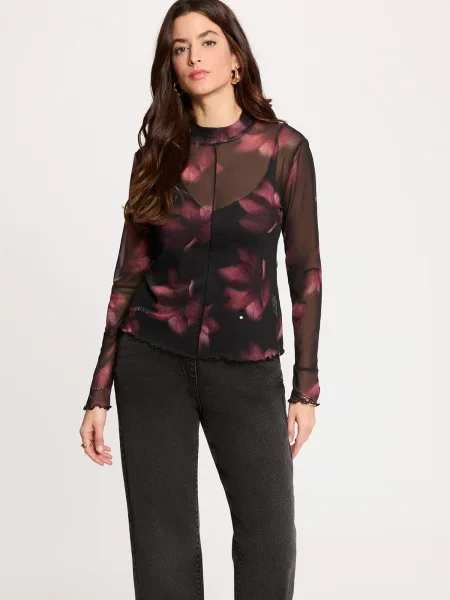 Morgan Tricou roz negru