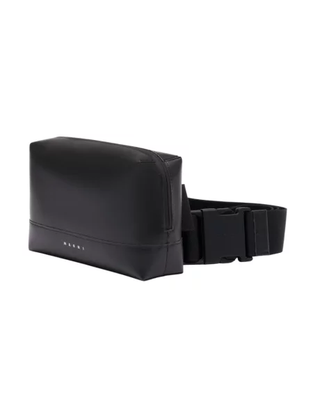 Torba crossbody Marni skórzana czarna