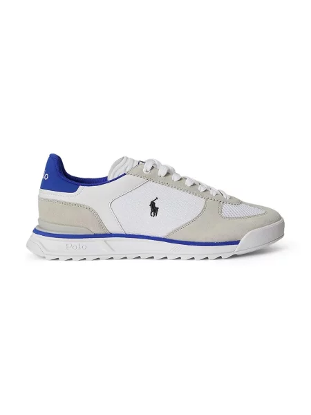 Polo Ralph Lauren Varick Pp sneakers din piele întoarsă alb