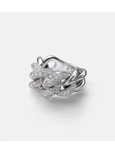 Pomellato Catene anillo de oro de 18 ct con diamantes blanco