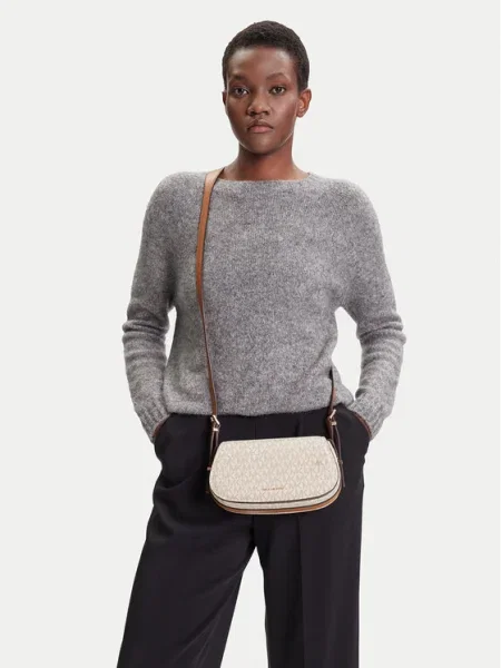Geantă MICHAEL Michael Kors Lydia Écru bej