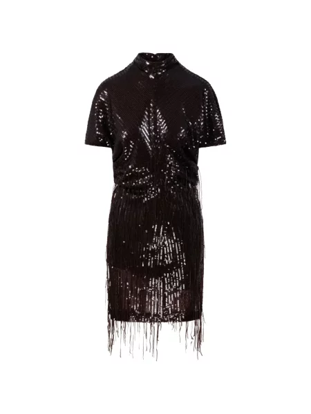 Rochie mini Federica Tosi cu paiete maro