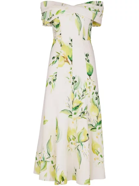Rochie midi Nicholas alb