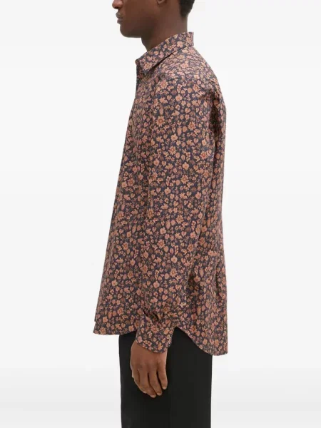 Cămașă Paul Smith cu model floral cu imagine albastru