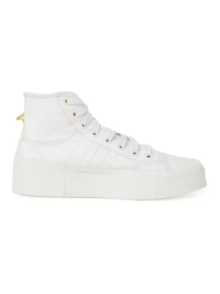 Haftowane sneakersy Adidas Nizza białe
