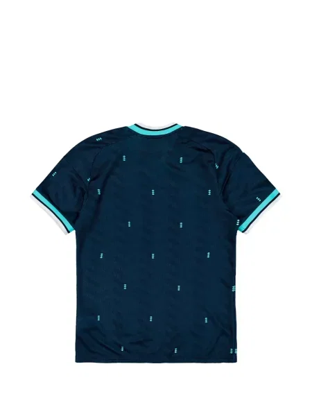 Tricou Adidas cu decolteu în V albastru