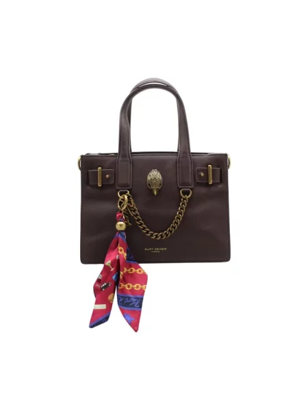 Kurt Geiger London torebka shopper skórzana SLOANE brązowa