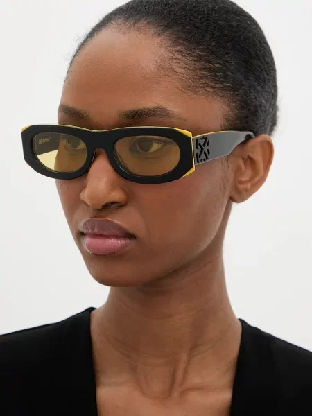 Off-White ochelari de soare alb