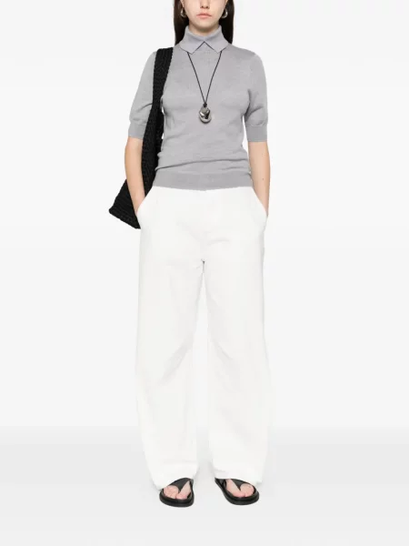 Tricou Herskind tricotate gri