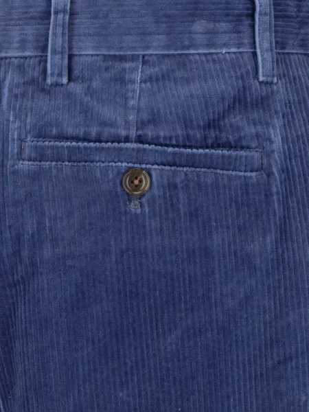 Pantaloni Paul Smith de catifea cord albastru