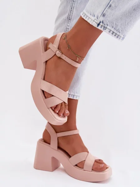 Sandali Boto iz semiša roza