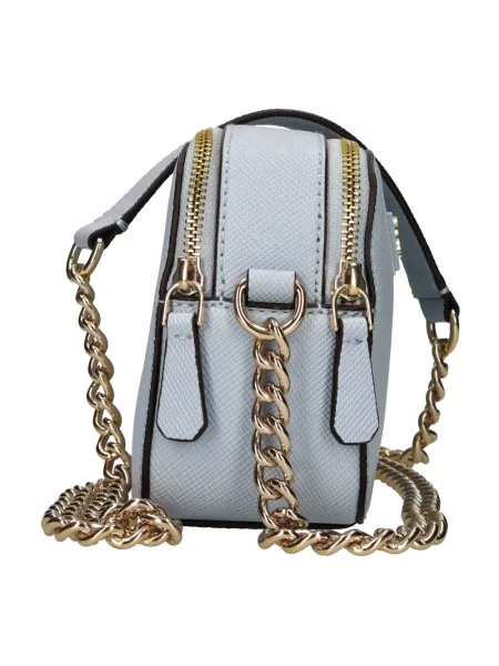 Torebka crossbody Guess skórzana niebieska