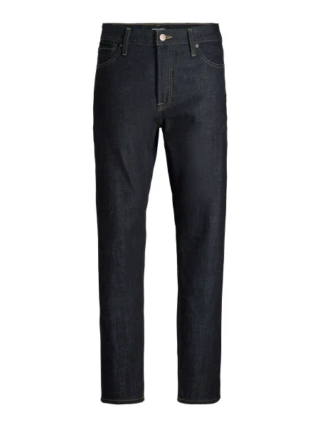 JACK & JONES Jeans JJICHRIS JJORGINAL închis albastru