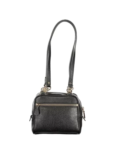 Чанта Guess с автограф черно