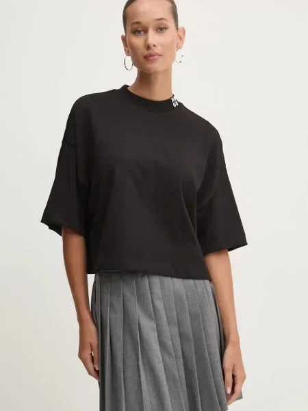 HUGO tricou din Damelody negru