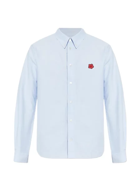 Риза Kenzo бродирана на цветя синьо