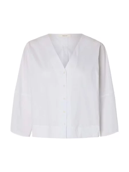 SELECTED Bluză SLFBEA' alb