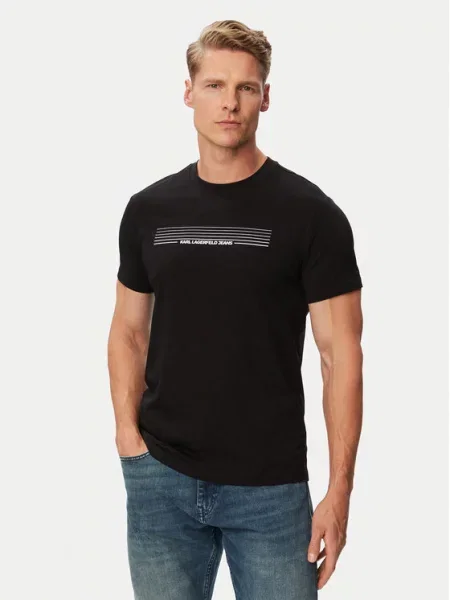 Karl Lagerfeld Jeans Tricou negru