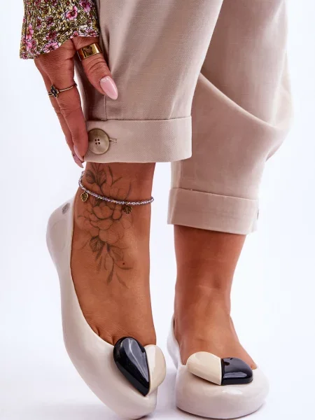 Balerinke Zaxy z vzorcem srca