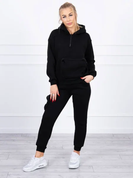 Geacă Kesi cu buzunare decorative negru