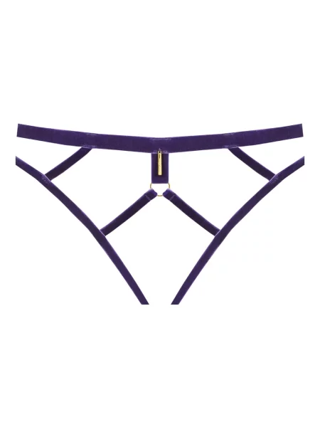 Chiloți Maison Close de catifea violet