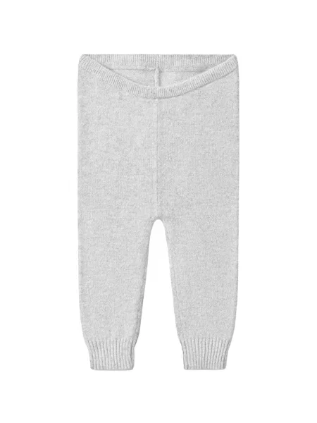 Legginsy dziecięce Bonpoint szare