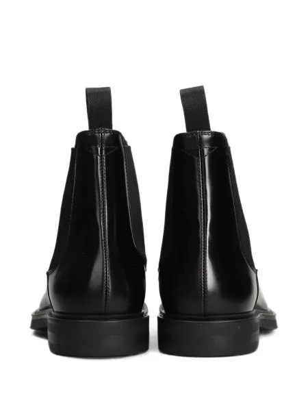 Botine chelsea Green George din piele negru
