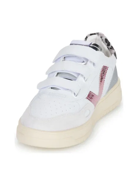 Pantofi Victoria cu imagine cu imprimeu animal print alb