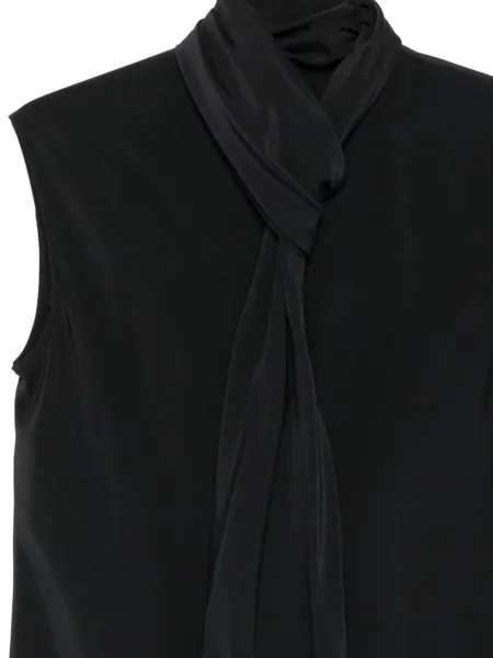 Αμανικας τοπ Alberta Ferretti γραβάτες μπλε