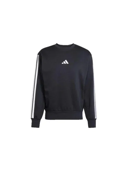 Pruhovaná fleecová košeľa Adidas biela