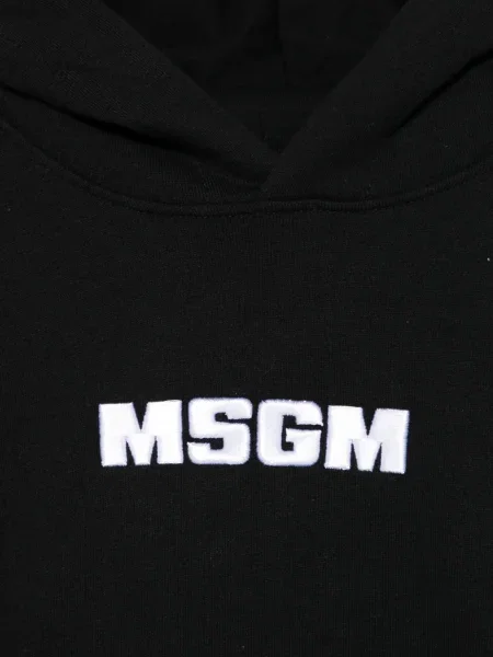 Bluza z kapturem dziecięca Msgm czarna