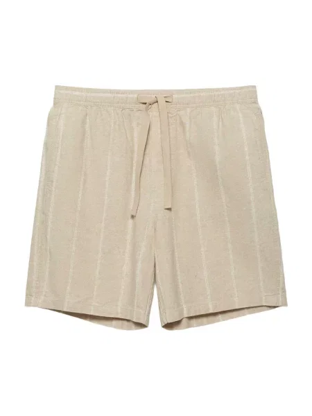 Pull&Bear Pantaloni bej alb