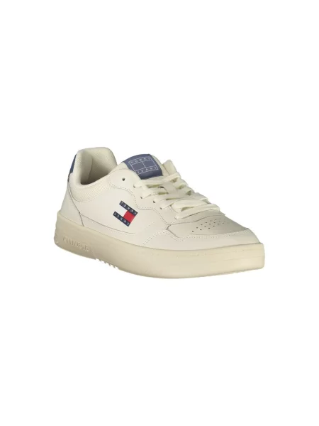 Sneakersy Tommy Hilfiger skórzane beżowe