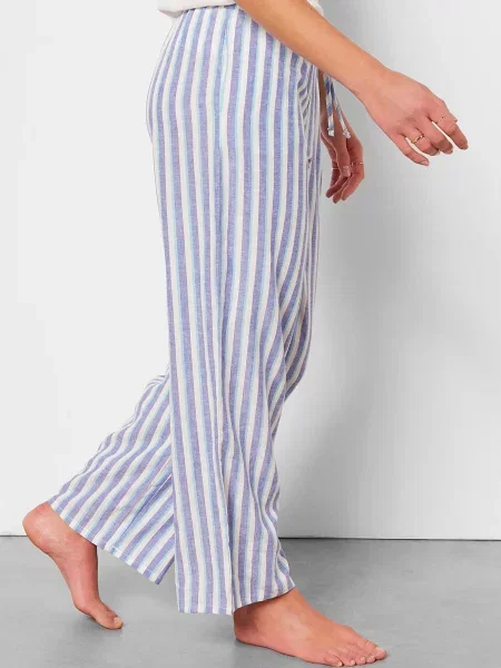 Льняная пижама Etam в полоску