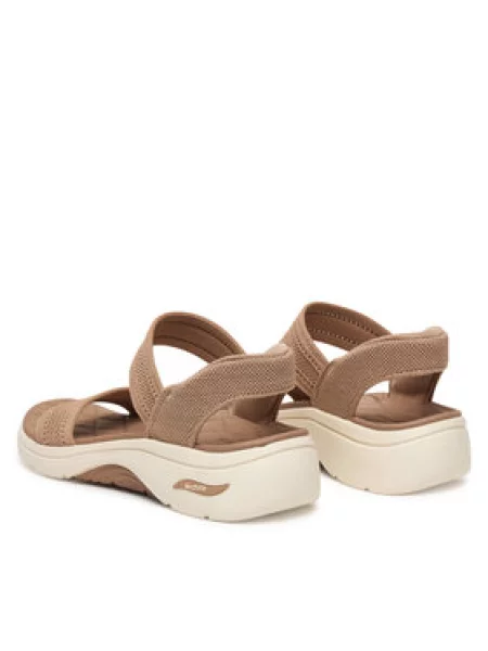 Sandály Skechers béžové
