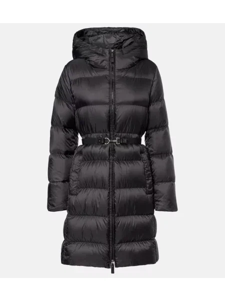 Pikowany płaszcz Max Mara czarny